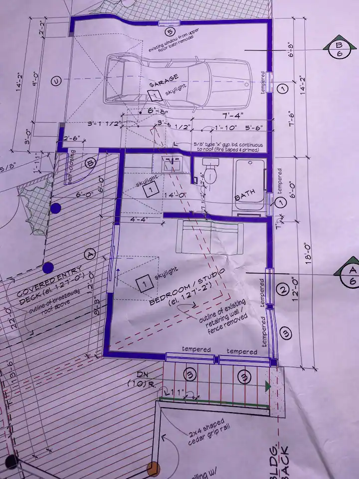 Sailfish Guesthouse floor plan